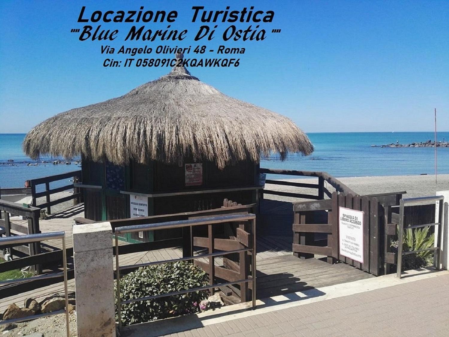 Blue Marine Di Ostia Hotel Bagian luar foto